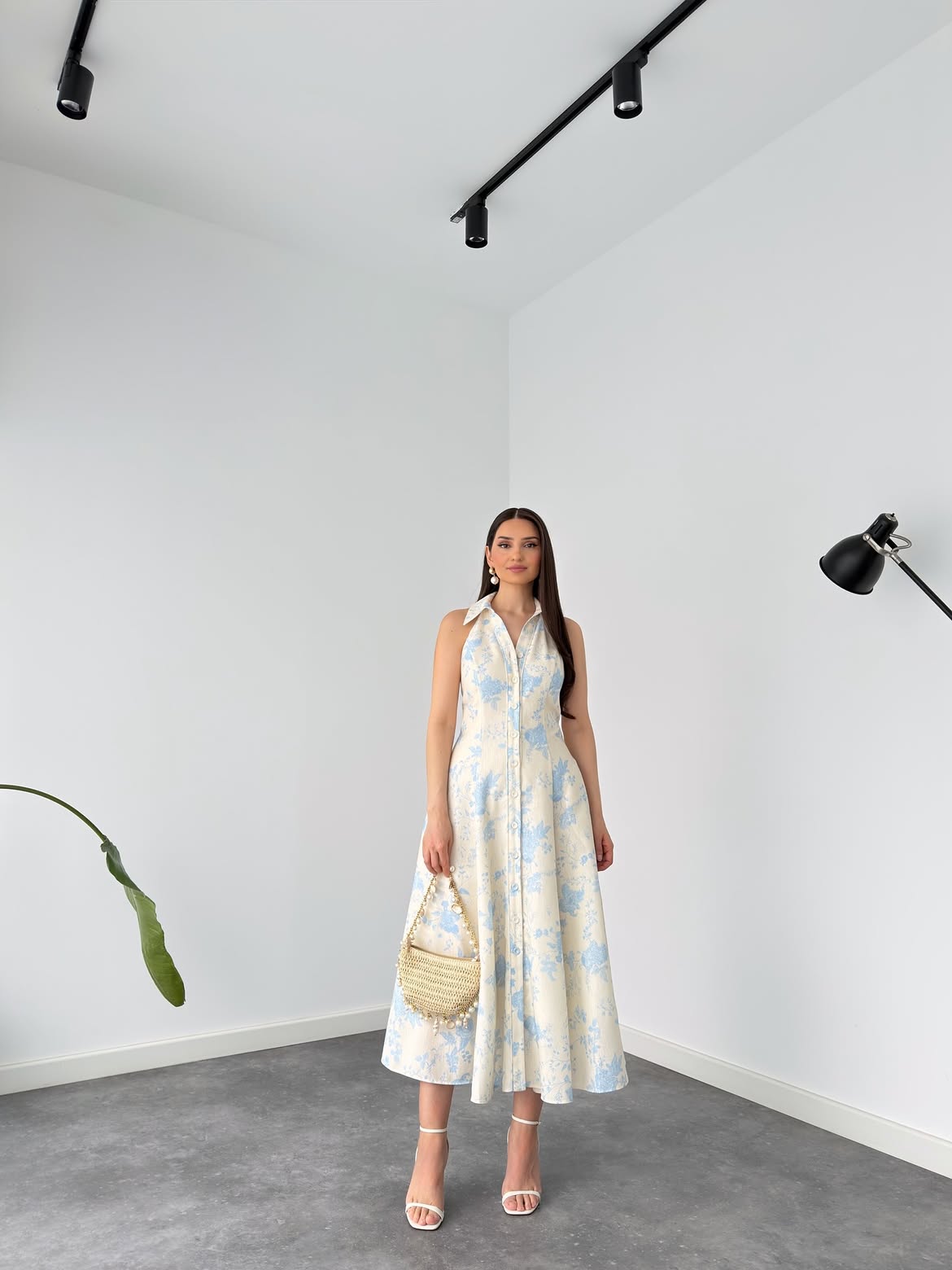 Bluebell Meadow Midi Dress