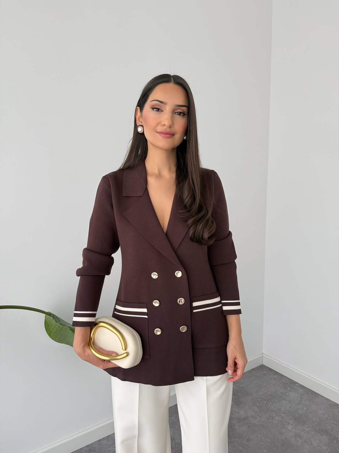 Riviera Buttoned Blazer