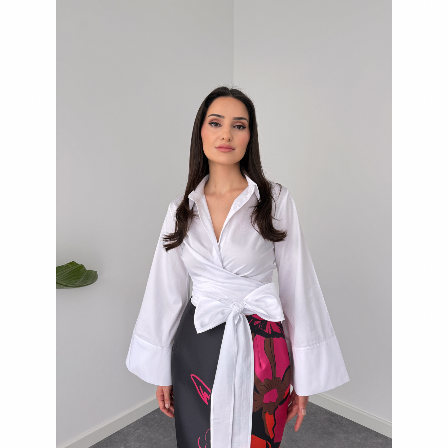 Velora Wrap Tie Shirt