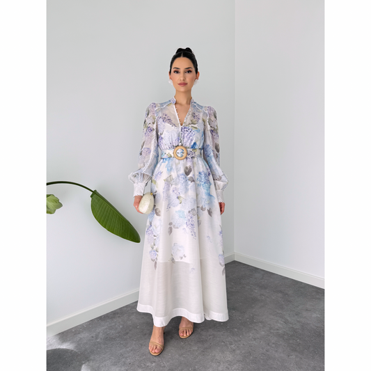Whisper Floral Belted Dress