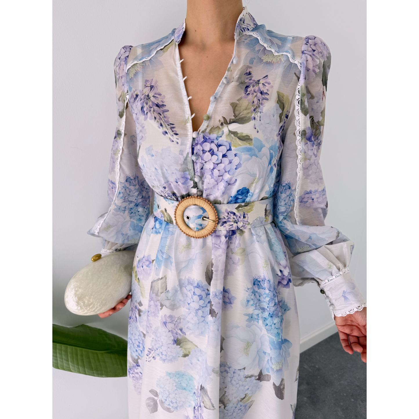 Whisper Floral Belted Dress