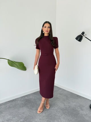 Aria Stand-Up Pencil Dress