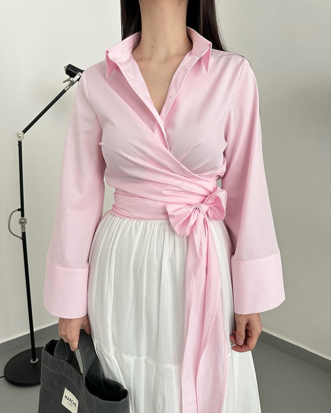 Velora Wrap Tie Shirt