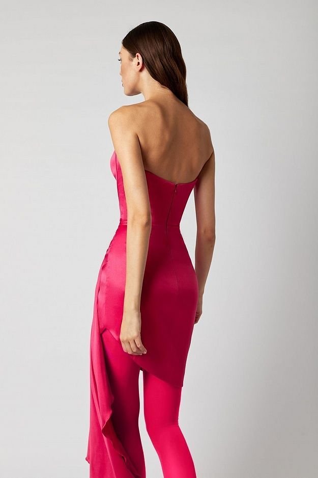 Regal Corset Wrap Dress