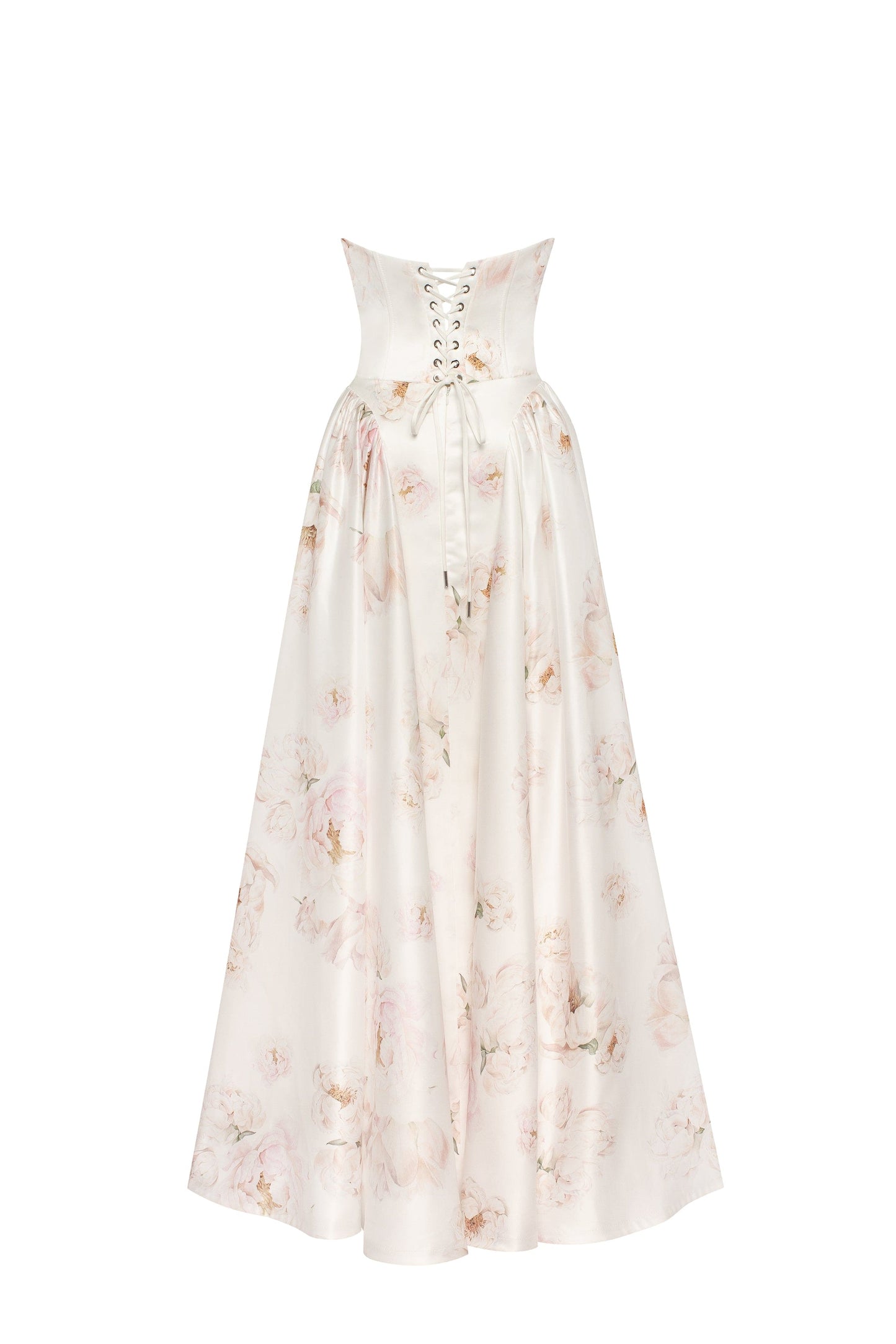 Peony Strapless Maxi Dress