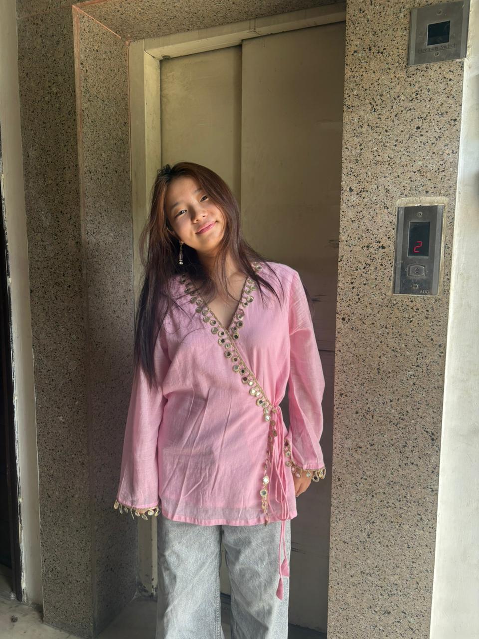 Gulnaar Angrakha Kurti