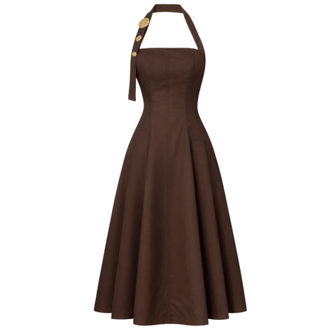 Mocha Muse Dress