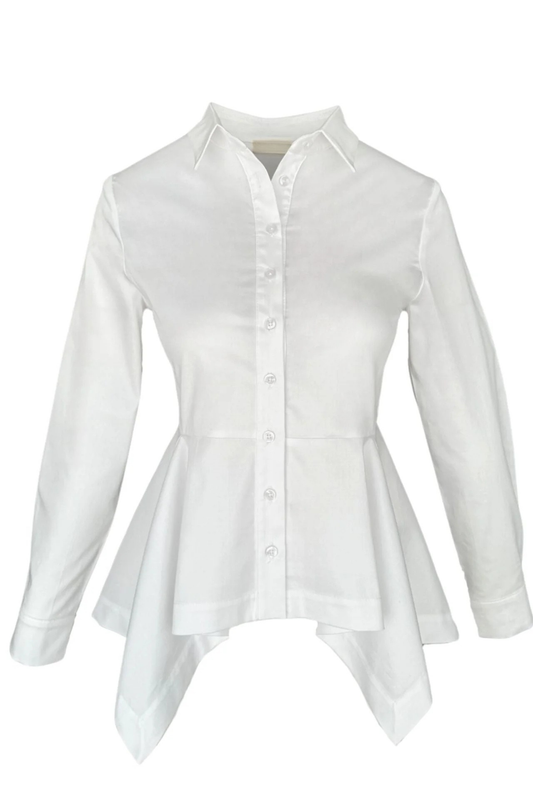 Sculpted Hem Shirt