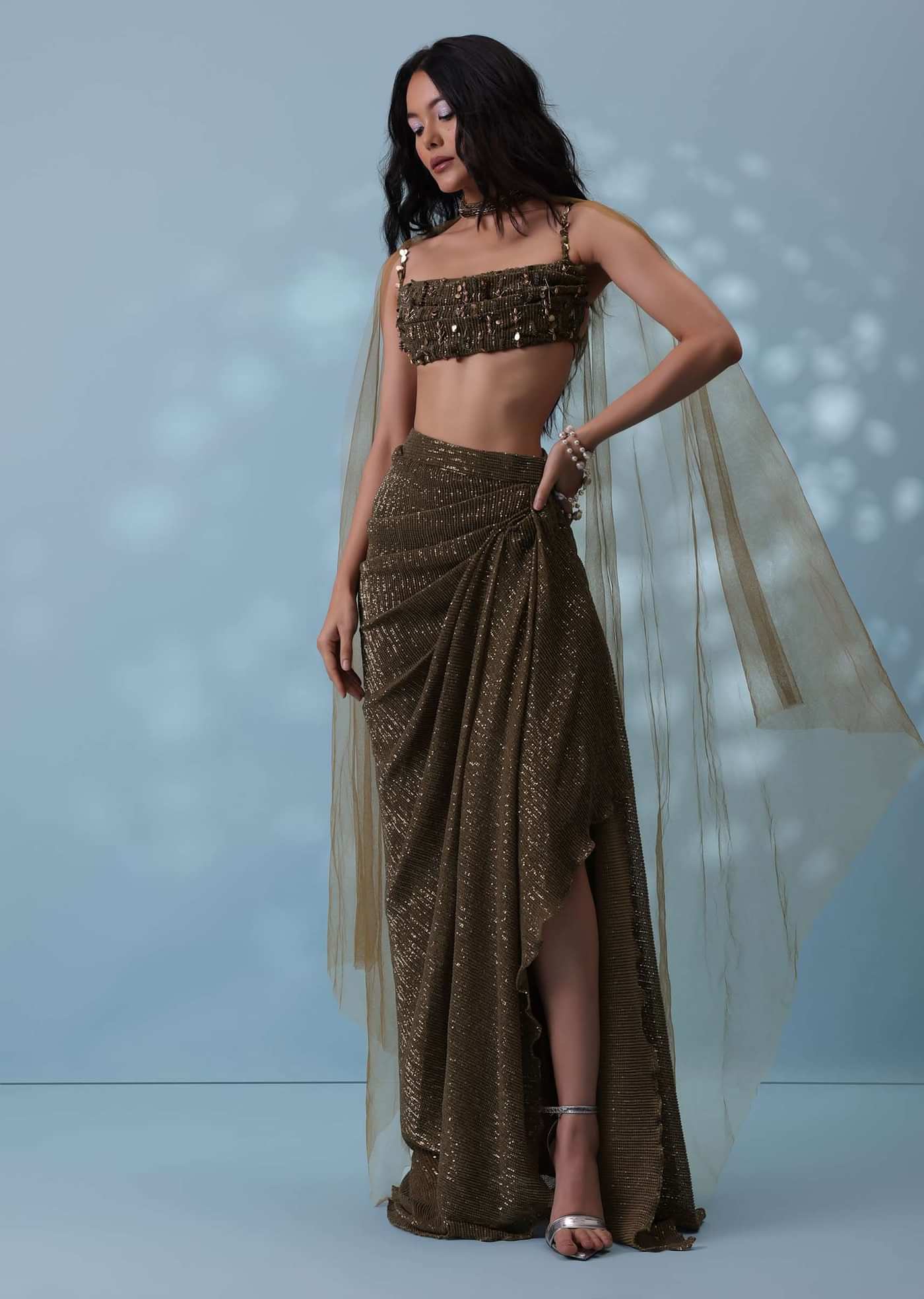 Gilded Mirage Drape Set