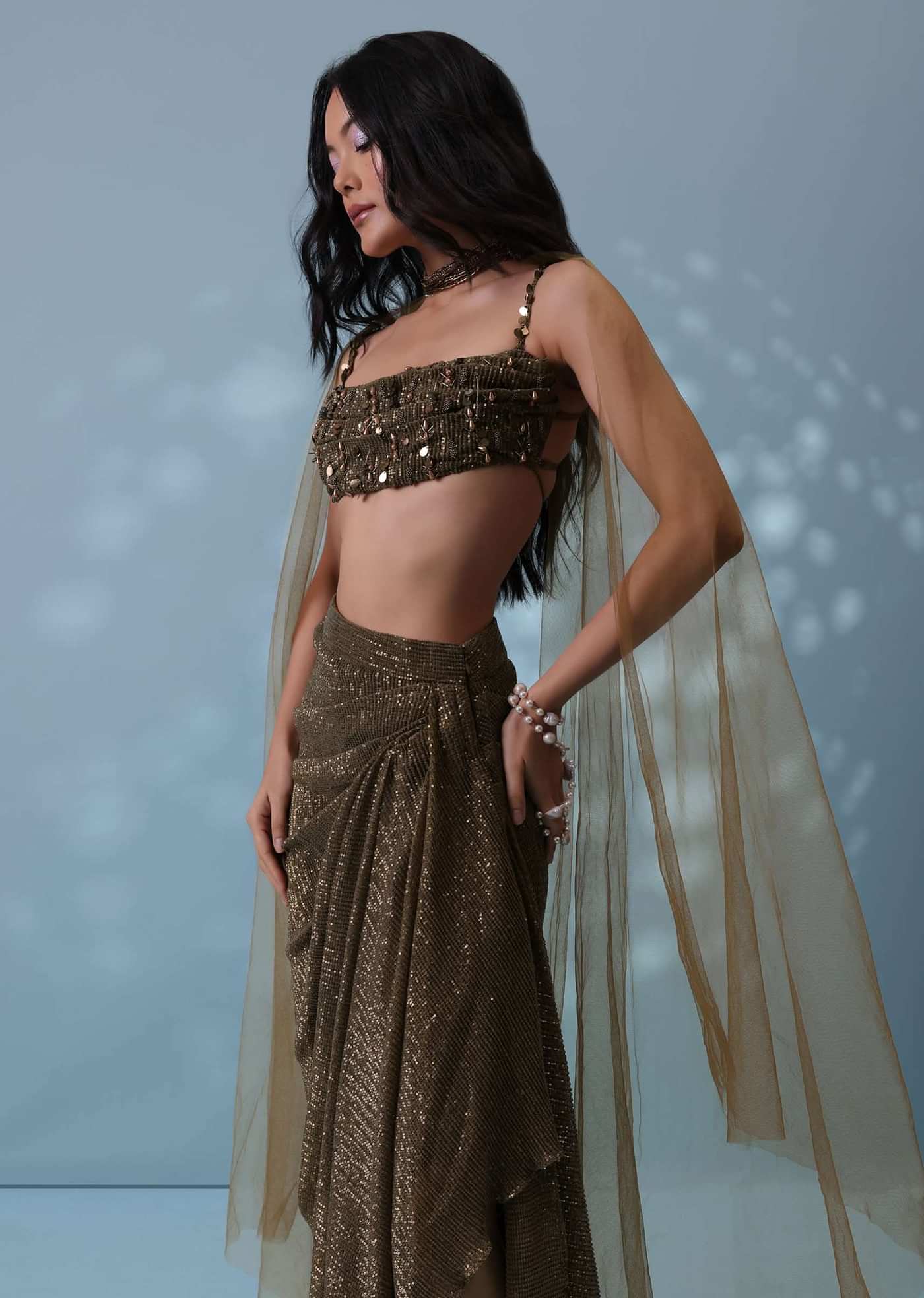 Gilded Mirage Drape Set