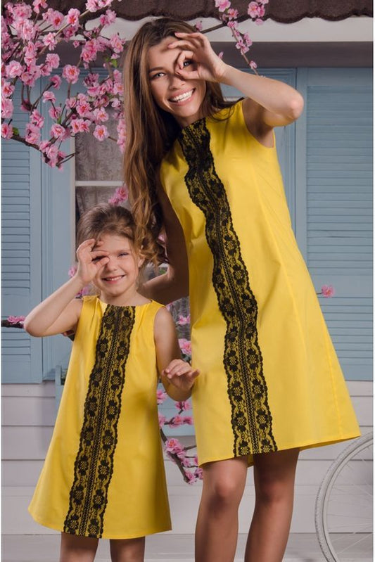 Golden Grace Lace Dress