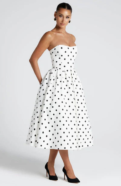 Polka Edith Midi Dress