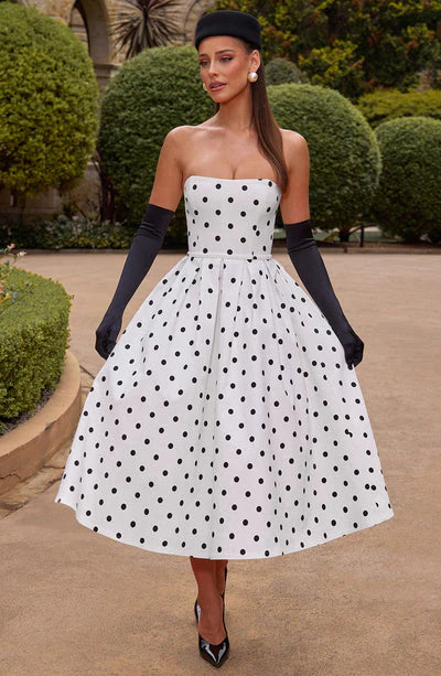 Polka Edith Midi Dress
