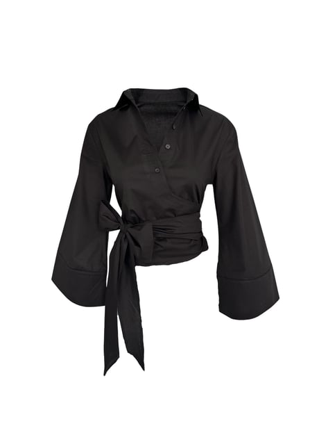 Velora Wrap Tie Shirt