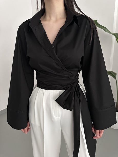 Velora Wrap Tie Shirt