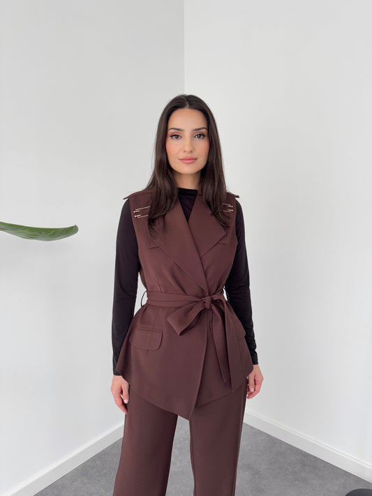Milena Belted Utility Set