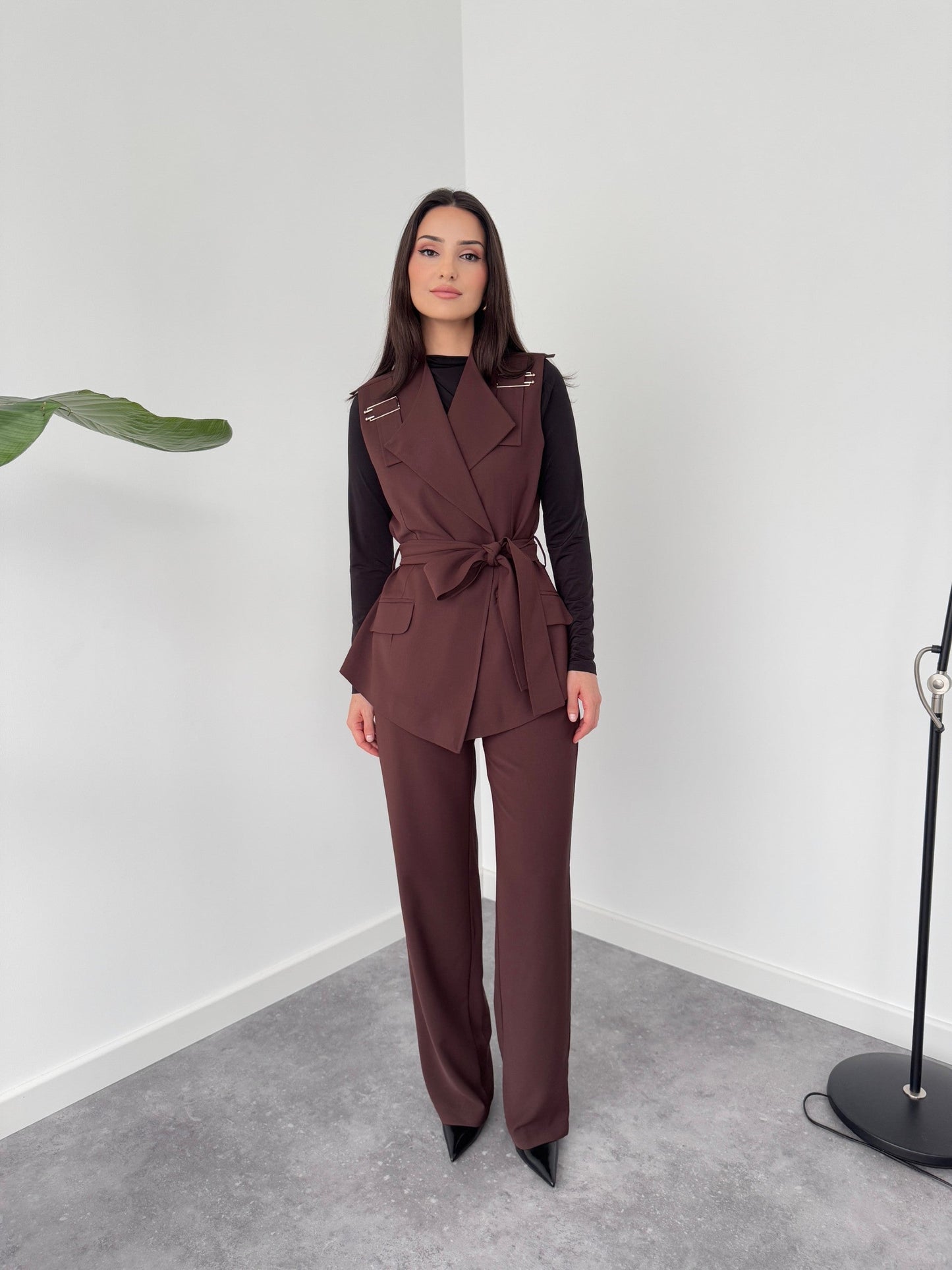 Milena Belted Utility Set