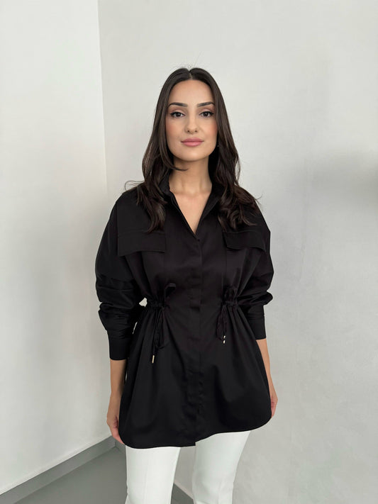 Cinch Me Pocket Detail Shirt