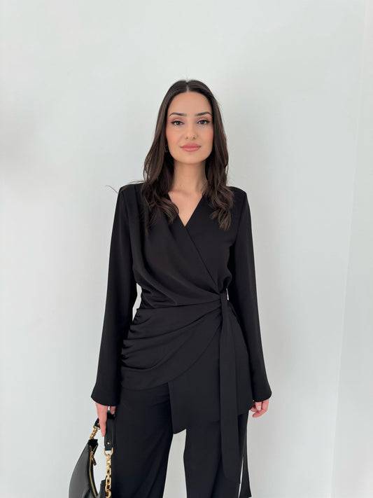 Breasted Wrap Set