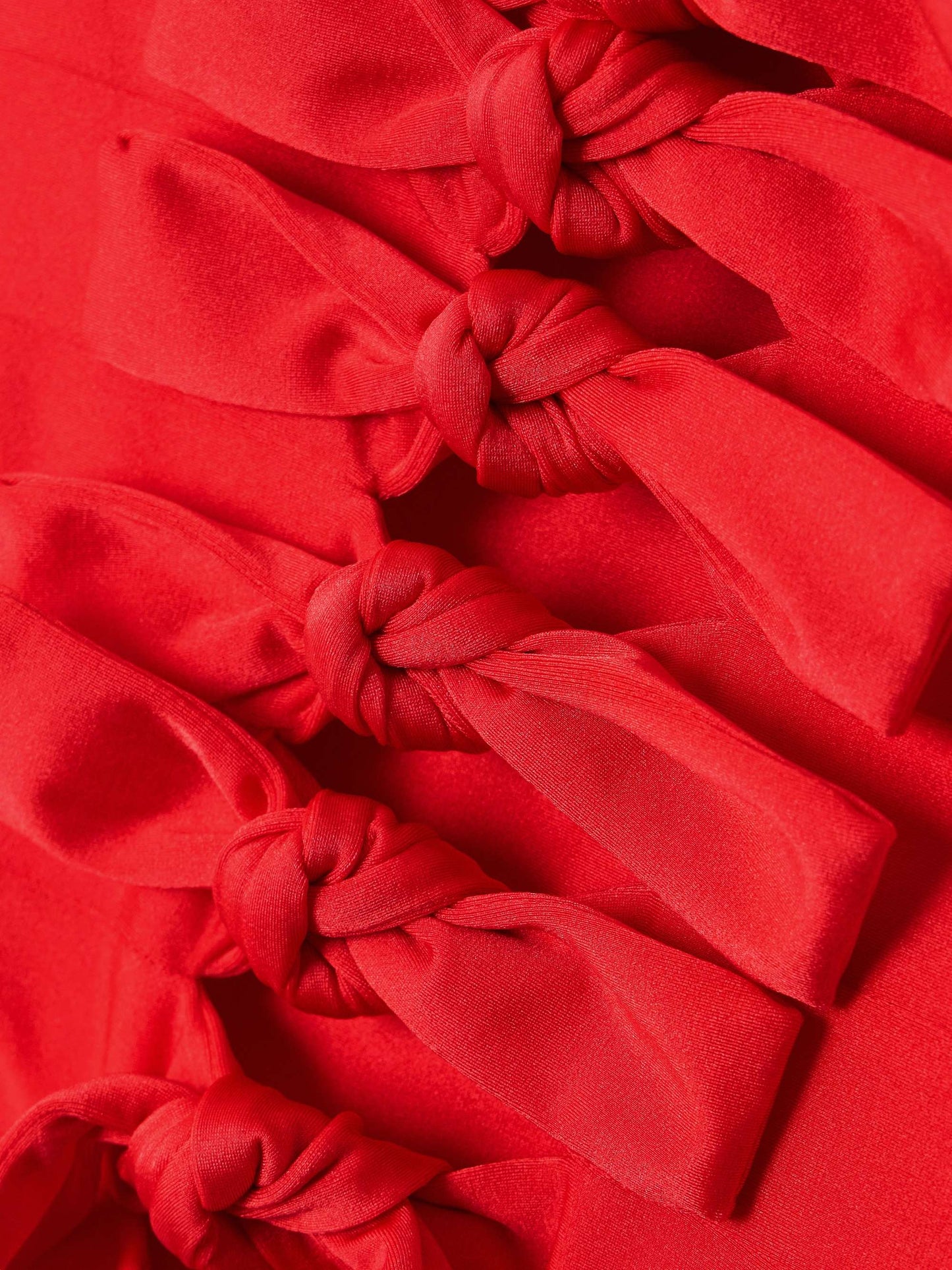 Knotted Cutout  Midi Dress